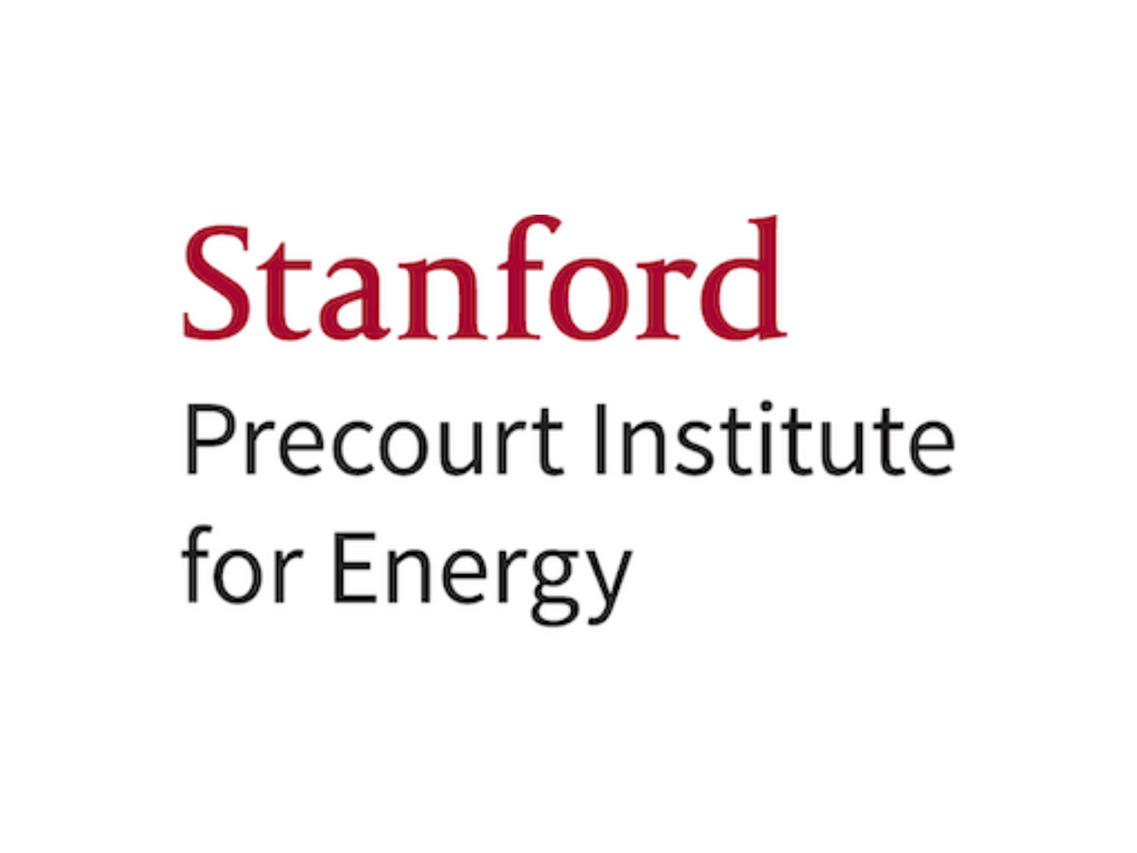 Stanford Precourt Institute for Energy logo.