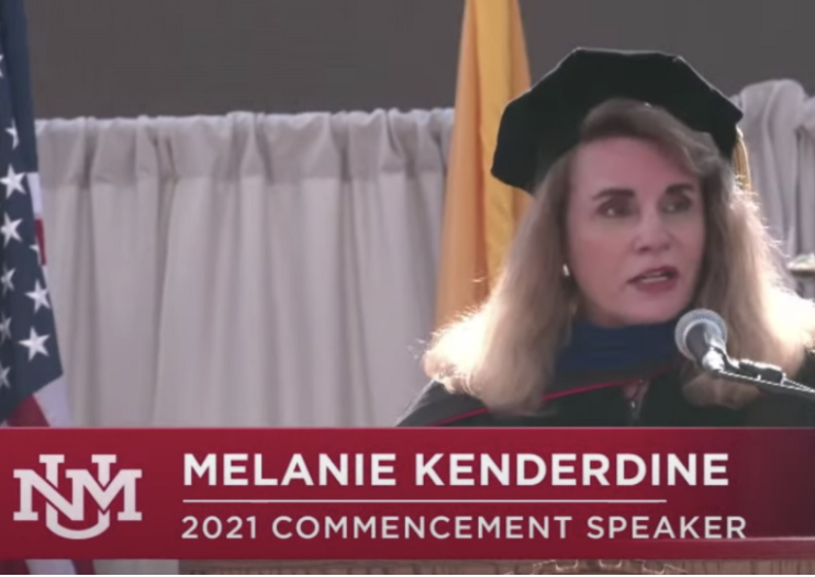 UNM honors Kenderdine as commencement speaker