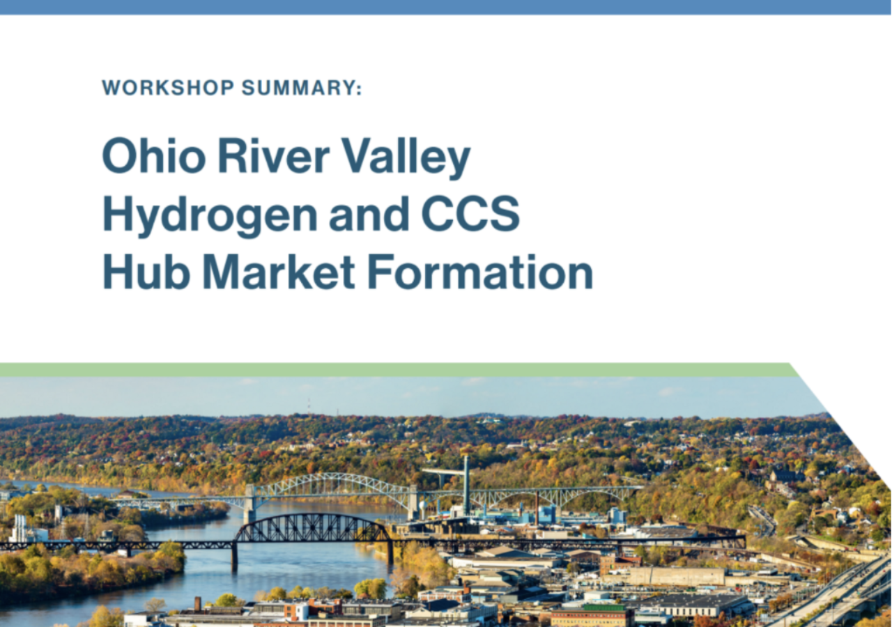 Ohio River Valley Hydrogen and CCS Hub Market Formation cropped report cover image