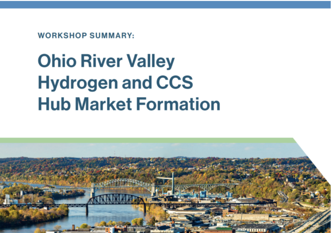 Ohio River Valley Hydrogen and CCS Hub Market Formation cropped report cover image