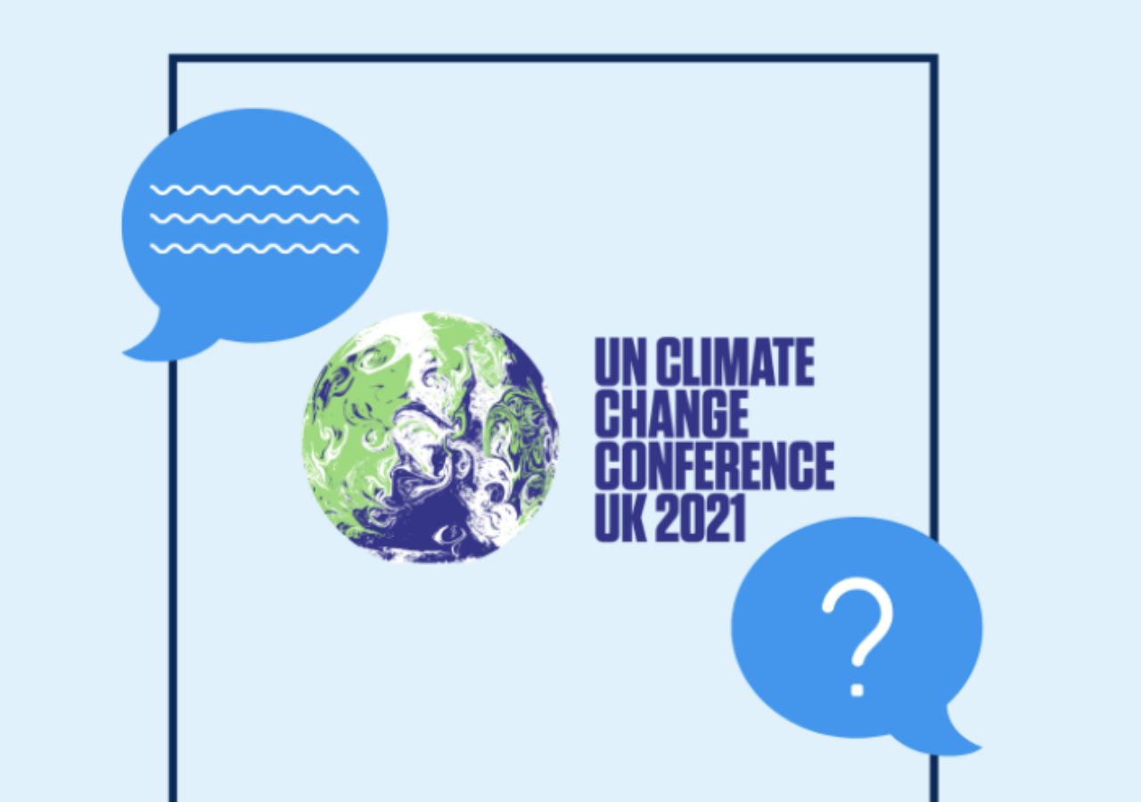 Un Cimate Change Conference UK 2021 graphic