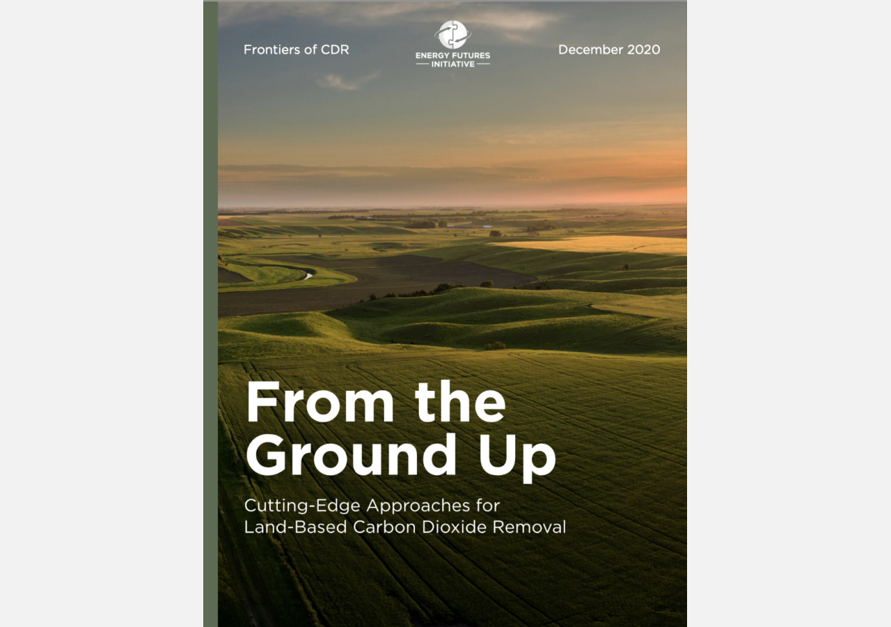 Cover image of From the Ground Up report