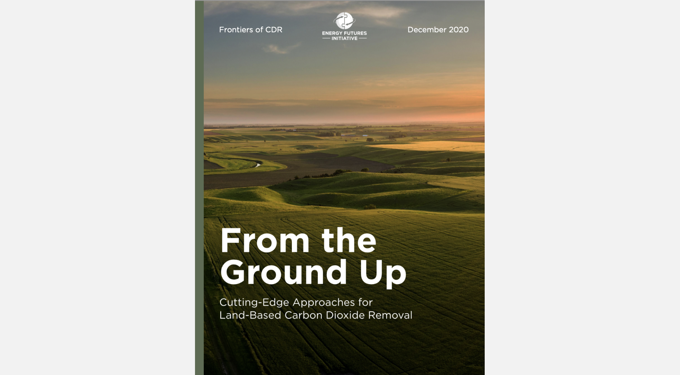 Cover image of From the Ground Up report