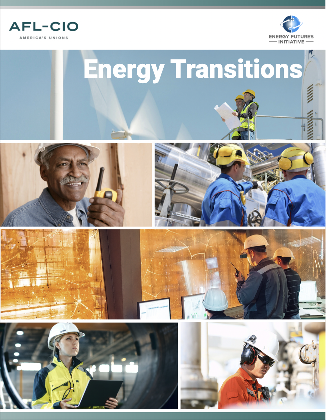 Cover for AFL-CIO_Energy Transitions report