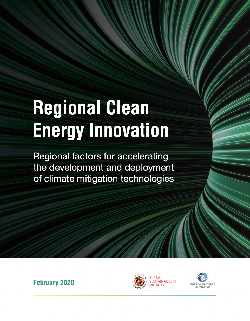Cover Image of Regional Clean Energy Innovation report