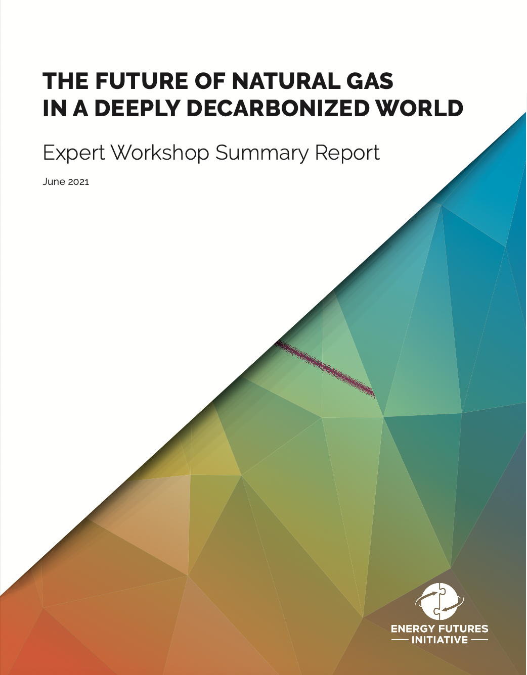 Cover of The Future of Natural Gas in a Deeply Decarbonized World report