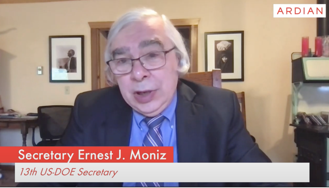Video Image of Secretary Ernest J. Moniz, 13th US-DOE Secretary