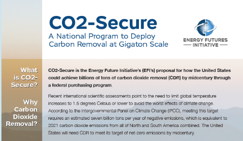 CO2-Secure: A National Program to Deploy Carbon Removal at Gigaton Scale