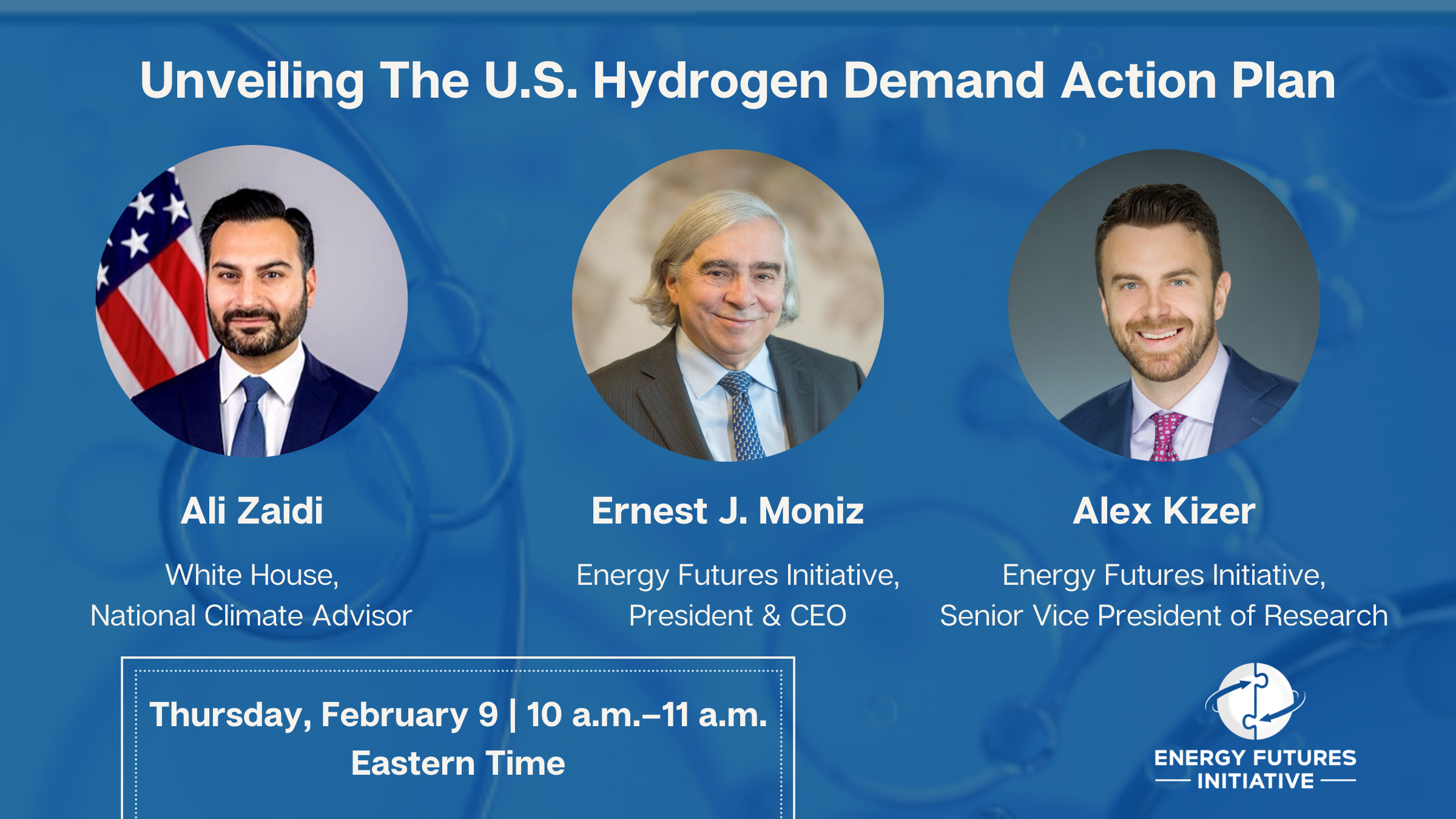 Graphic for Event titled Unveiling the U.S. Hydrogen Demand Action Plan