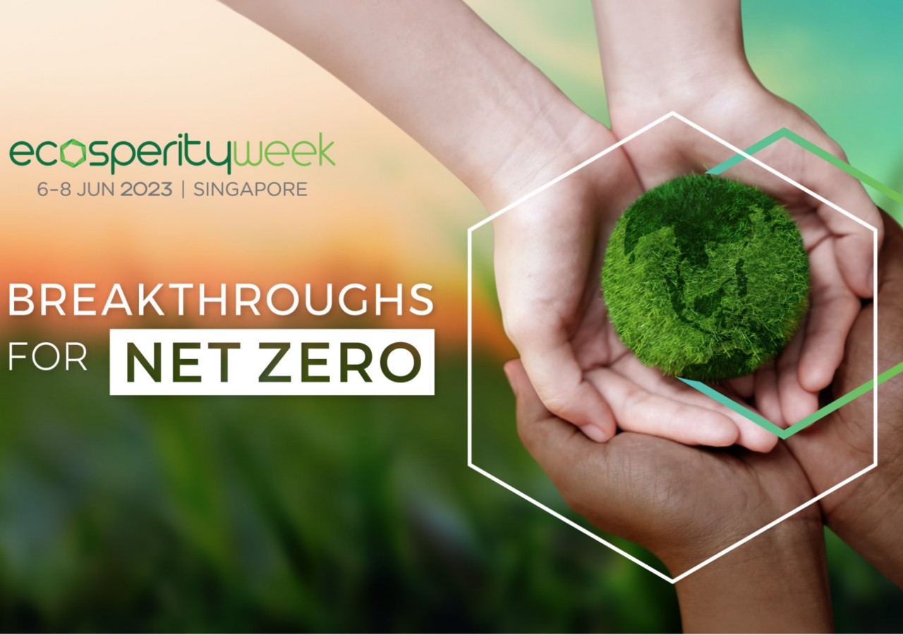 Ecosperity Week took place June 6-8, 2023 in Singapore. The conference theme was Breakthroughs for Net Zero