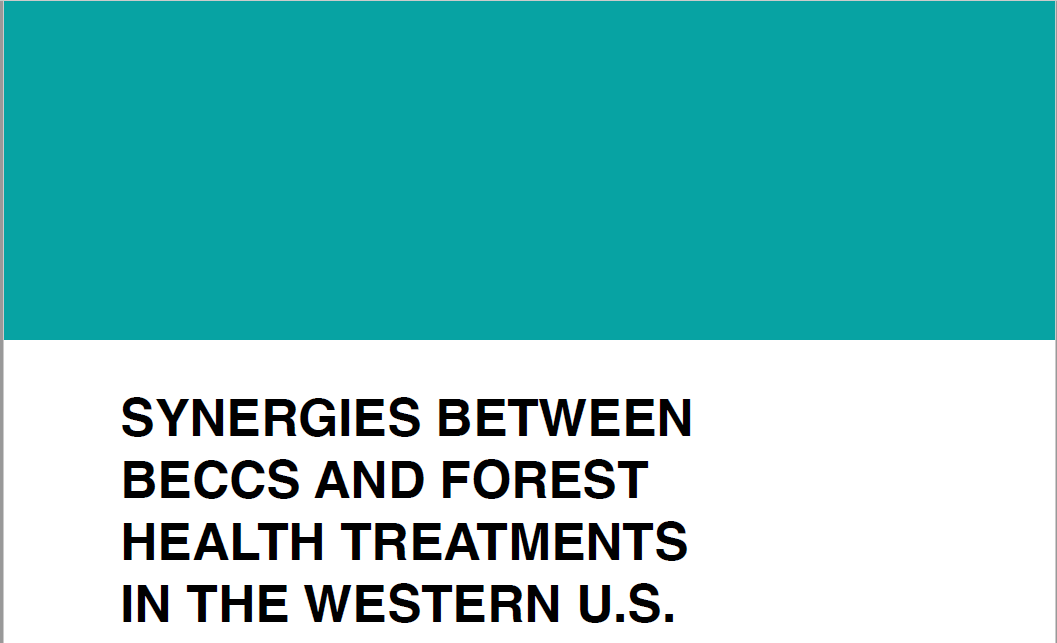 Synergies Between BECCS and Forest Health Treatments in the Western U.S.