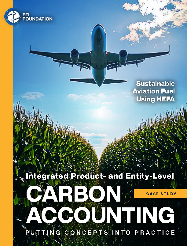 Carbon Accounting Case Study: Sustainable Aviation Fuel Using HEFA