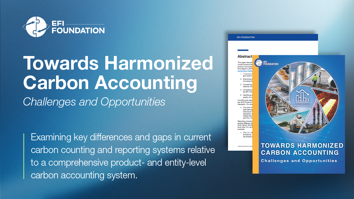 Towards Harmonized Carbon Accounting - EFI Foundation